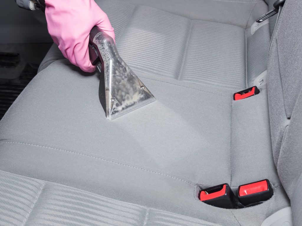 how to clean seats in car by hand