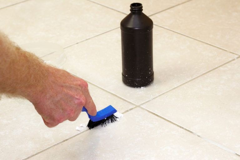 How to clean grout